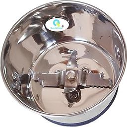 QemiQ Retail® -"Chutney jar"(Heavy) Fits-"Bajaj, PREETHI, MORPHY Richards, SUMEET, GANGA, Orient, USHA, Crompton, Life Long, JAIPAN, Cello" Mixer Grinders (400ml Capacity)-image-97