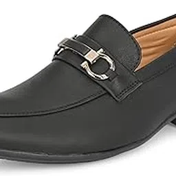 centrino Slip-On Men's Formal Shoe | Stylish Non-Lace Design | Soft Cushioned Insole for Comfort | Premium Craftsmanship & Durable Build | Perfect for Office & Formal Wear-picture-41