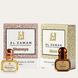Al Zaman Attar Gift Set – Shanaya & Abeer – Premium Non-Alcoholic Perfume Oils – 6ml Each – Long-Lasting Unisex Fragrance – Ideal Gift for Men & Women-image-4