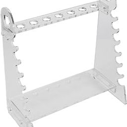 Organic Glass Trapezoid Pipette Supporting Holder 1.5cm Hole Diameter Pipette Rack for Scientific Lab School-image-8