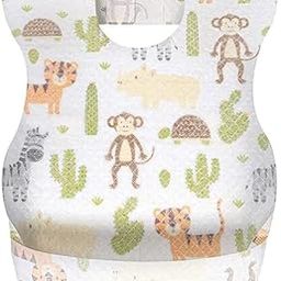 SMILE BABY Disposable Baby Soft Travel Bibs for Feeding Infant Babies Use and Throw Toddler Drool Burp Apron-22