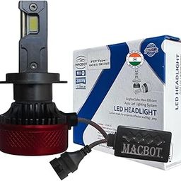MACBOT 9012 Type LED Headlight Bulb 300 Watt MX-9012, with 2-Year Replacement Warranty - Made in India for Cars (150 Watt Each Bulb) Super Bright White Light For New Baleno, New Swift, Grand Vitara-image-75