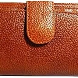 Women’s Genuine Leather Clutch Wallet – Textured Finish, Metal Clasp, Multi Card Slots, Coin Pocket, Detachable Card Holder, Two Currency Compartments, Photo Album Slot – Elegant & Secure Purse-image-73
