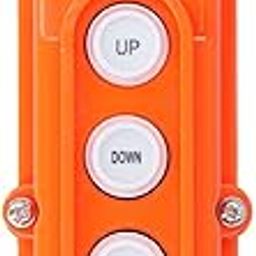 Crane Remote Control, Hoist Button Rubber Joint Sleeve ABS Housing Easy Opertaion for Equipment-image-13