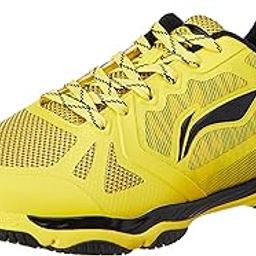 Li-Ning Ranger Lite Z1 Non-Marking Cushion Badminton Shoe(Yellow/Black, UK 11)-picture-8