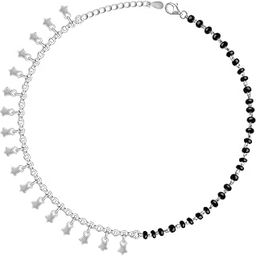 925 Silver Unique Vibe Anklet,single | Gifts for Women and Girls | With Certificate of Authenticity and 925 Stamp | 6 Months Warranty*-25