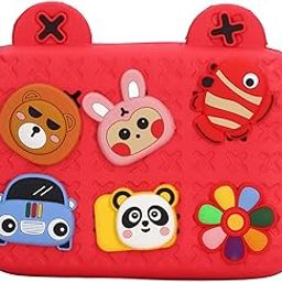 Exquisite Workmanship Washable Children's Bag Light Weight Kids Camera Storage Bag for Party Gift (Red)-picture-25