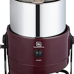 VIJAYALAKSHMI | Smart 2 Litre | Heavy ABS Body with Metal Stand Wet Grinder, 2L (Maroon) | with Coconut Scrapper & Atta Kneader Attachment.-image-8