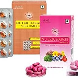 Nutricharge Women For Genral Health And Veg Omega For Maintain Nail And Hair Helath-23