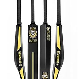PLEXX Plastic Premium Cricket Bat for Men's & Adult, Advance Play All Tennis Ball, Gully Cricket, Tournament Match (Pack of 1) (Black Grip)-image-87