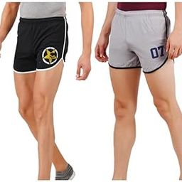 Mens Drawstring Shorts_BF_[BK_GY_M] Black-Grey-image-86