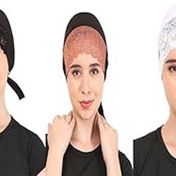 Pack Of-3 Plain Design Muslim Women Under/head Scraf HIjab Cap-10