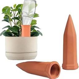 Premier Plants Terracotta Self Watering Spike for Indoor, Outdoor Dripper Irrigation Automatic Watering for Plants and Used for Aquarium Breeding (Watering Spike Pack of 2)-image-37