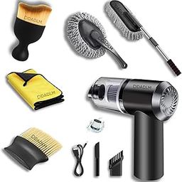 DADLM® 6 PCS - 3in1 Car Vacuum Microfiber Carr Duster Kit|Interior & Exterior Car Cleaning Detailing Tool|Scratch & Lint Free, Pollen Removing|Extendable Long Handle Duster, Ac Vent Cleaner Brushs (1)-28