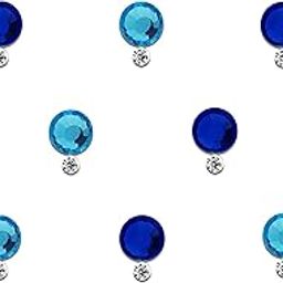 Comet Busters Beautiful Swarovski Blue Crystal Bindi (BIN542)(6mm)-image-4