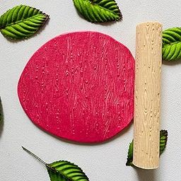 Wooden Pattern Texture Roller with Clear Impression on Clay or Pottery or Fondant 6inch. by Get Inspired-image-24
