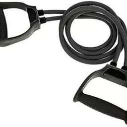 Shopeleven Heavy Duty Double Toning Resistance Band - Premium Grey Tube for Full Body Stretching, Toning, and Home Gym Exercises-15