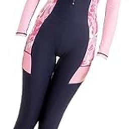 URBAN STORE Women Diving Wetsuit Sailing Suit Jumpsuit UV Protect Rash Guard M Pink-image-86