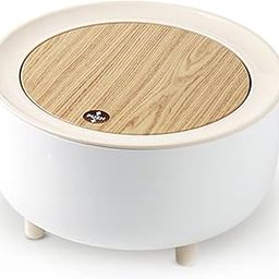 Doyingus Mini Trash Can with Lid, Round Cute Wastebasket, Small Desktop Garbage Can Tiny Countertop Trash Bin for Table Bedroom Office-16