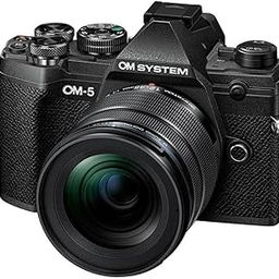 OM SYSTEM OM-5 Micro Four Thirds System Camera incl. lens M.Zuiko Digital ED 12-45mm PRO, 20 MP Live MOS Sensor, Improved 5-Axis Image Stabilisation, IP53, Handheld High Res Shot, Black/Black-picture-13