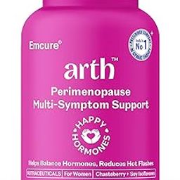 Arth Perimenopause Support | Menopause Supplement for Women to Help with Hot Flashes, Mood Swings, Night Sweats & Hormonal Balance with Ashwagandha, Chasteberry & Soy Isoflavones | 60 Veg Tablets-image-7