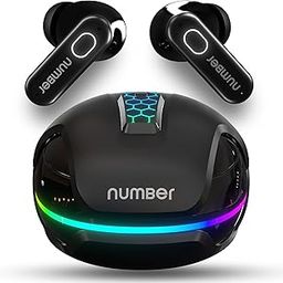 numBer Super Buds 999 ANC Truly Wireless in Ear Earbuds with 40db Active Noise Cancellation, 55H Playtime, Dual Pairing Ear Buds, 35ms Low Latency, 12.4mm Speakers, 4Mic ENC, BT5.3, IPX5 (Steel Black)-26