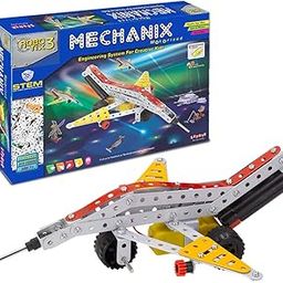 Mechanix Robotix-3 Motorized STEM/STEAM Educational Toy, Building and Construction Set for Boys and Girls Age 8+-2