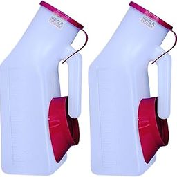Urine Pot 1000Ml Male And Female Urine Collector For Bed Patient (Pack Of 2), White-image-27