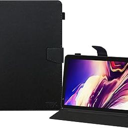 TGK Executive Leather Flip Stand Case Cover for IKall N17 8 inch Tablet Black-image-40
