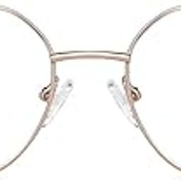 VINCENT CHASE EYEWEAR Unisex Zero Power Bluecut & Antiglare Computer Eyeglasses For Eye Protection and Strain | Stainless Steel | Full Rim Hexagonal | Small | VC E13788-image-19