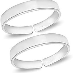 Toe Ring Thumbring Artificial Sterling Silver Abstract Pattern Design Thumbring Adjustable Jewelry for Women. of 1 Pair Thumbring. (023-1PAIRS)-image-93
