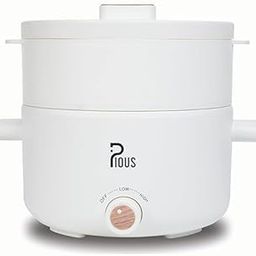 Pious 2 Litre Multipurpose Electric Kettle Steamer with Non-Stick Pot | Dual Power Modes | Boil Water, Milk, Tea, Cook Noodles, Rice, Momos, Soup, Baby Food | Travel Friendly | White-11