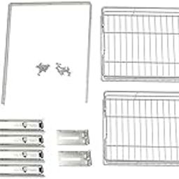 SHIPLORD® Maximize Kitchen Space: 2-Tier Pull-Out Cabinet Organizer for Utensils & Pantry Items - Easy Installation Sturdy Iron Construction-image-7