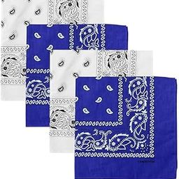 Unisex Soft Breathable Cotton Paisley Printed Cowboy Bandanas,Headband,Scarf (Multicolour_50CM X 50CM)-picture-15