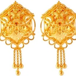 p.c. chandra jewellers 22k (916) Yellow Gold Stud Earrings for Women-picture-42