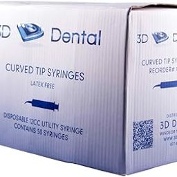 3D Dental CS12 US-12 Curved Tip Utility Syringe (Pack of 50)-image-6