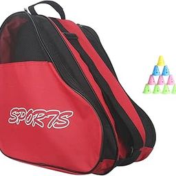 UJEAVETTE® Roller Skate Bag Skating Shoes Bag Portable Large Capacity Inline Skates Bag Red-image-72