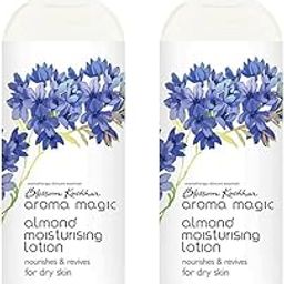 Aroma Magic Almond Moisturising Lotion SPF 15| for 24H nourishment |Moisturizes & revives skin| lotus leaf extracts, jojoba oils, geranium & rose essential oils| Daily Use |Dry Skin -100 ml Pack of 2-image-41