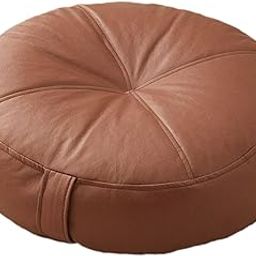 UJEAVETTE Round Floor Pillow Throw Pillow Floor Seating Cushion for Chair Sofa Bedroom Brown-image-83