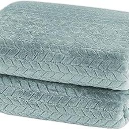 BSB Home Premium Plush Single Blanket | 300 GSM Lightweight Cozy Ultrasoft for Bed, Sofa, Travel & Camping| 228x152 cm |Silver| TC - 220-image-51