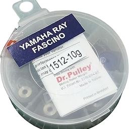 Dr.Pulley® Sliding Roller Weights Compatible with Yamaha Fascino/Ray/Alpha | 1 Set of 6 Nos-31