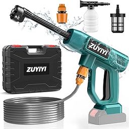 Cordless Pressure Washer for Makita 18V Battery, 970PSI Portable Power Cleaner, Handheld High-Pressure Car Washer Gun, 6-in-1 Nozzle for Washing Cars Fences Siding (Battery NOT Included)-image-65