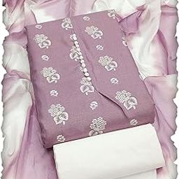 Women's Unstitched Digital Floral Printed Salwar Suit Material with Dupatta-image-89
