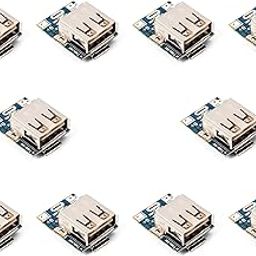 (10 pc) Pro3D 5V Step-Up Power Module Lithium Battery Charging Protection Board USB 134N3P-35