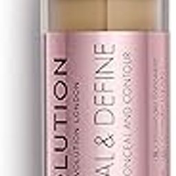 Revolution Beauty London Full Coverage Makeup Conceal And Define Matte Cream Concealer - C10 Brown, 3.4Ml Matte Finish, Sensitive-image-10