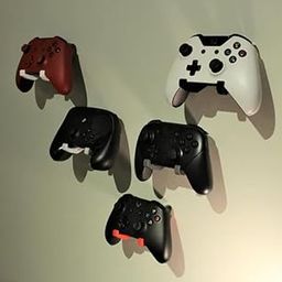 Gaming Controller Wall Mount Holder, 5-Pack, Multi-Colour Compatible with Xbox/PS Controllers-picture-10