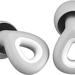 AUGEN Ear Plugs for Sleeping, Noise Canceling, Reusable Silicone Earplugs for Hearing Protection, Waterproof EarPlugs Suitable for Sleeping Swimming Studying Traveling Concerts Airplanes (Grey, M6)-picture-5