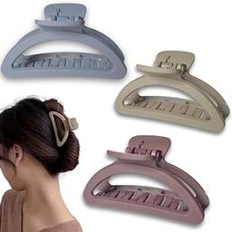 Bold Byte A8 Grip Hair Claw Clip for Women & Girls – Large Rectangle Hair Claw for Women & Girls Strong Hold Jaw Clamp for Thick & Thin Hair 3 Pcs-image-68