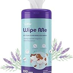 PupPee 100 Count Pet Wipes for Cleaning Eye Tear Stain | Anti-Bacterial Pet Wipes for Dogs & Cats | 100% Biodegradable | Cleansing, Deodorising & Grooming Wipes | Vitamin E & Olive Oil-image-49
