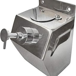 E-ware 500ml Stainless Steel Manual soap dispenser - Silver-picture-25